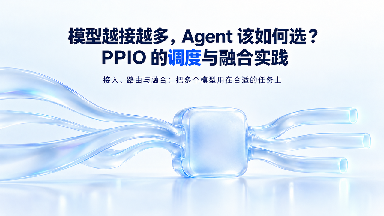 模型越接越多，Agent 该如何选？PPIO 的调度与融合实践